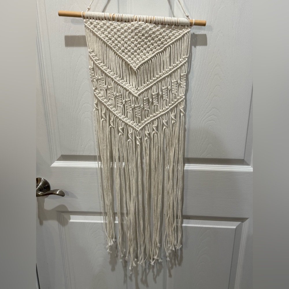 Macramé Wall Hanging - Cream Boho Wall Decor